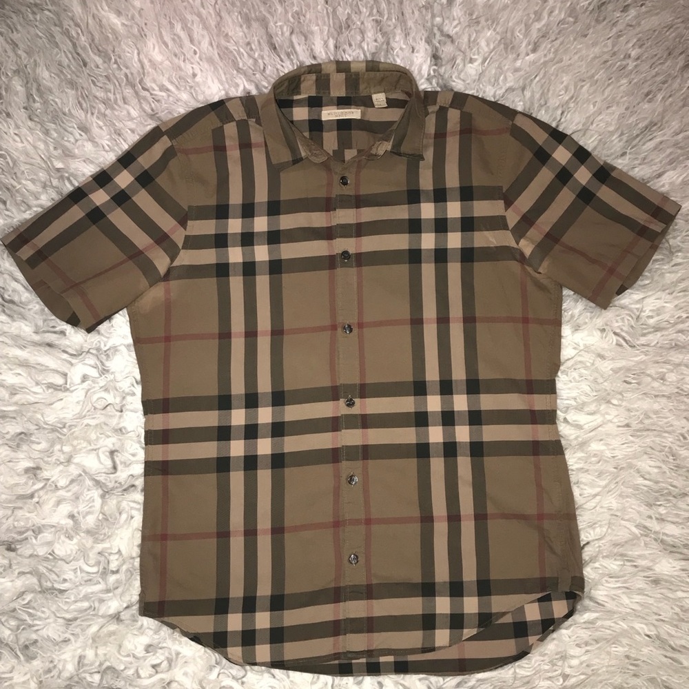 Burberry Brit Size M short sleeve button down